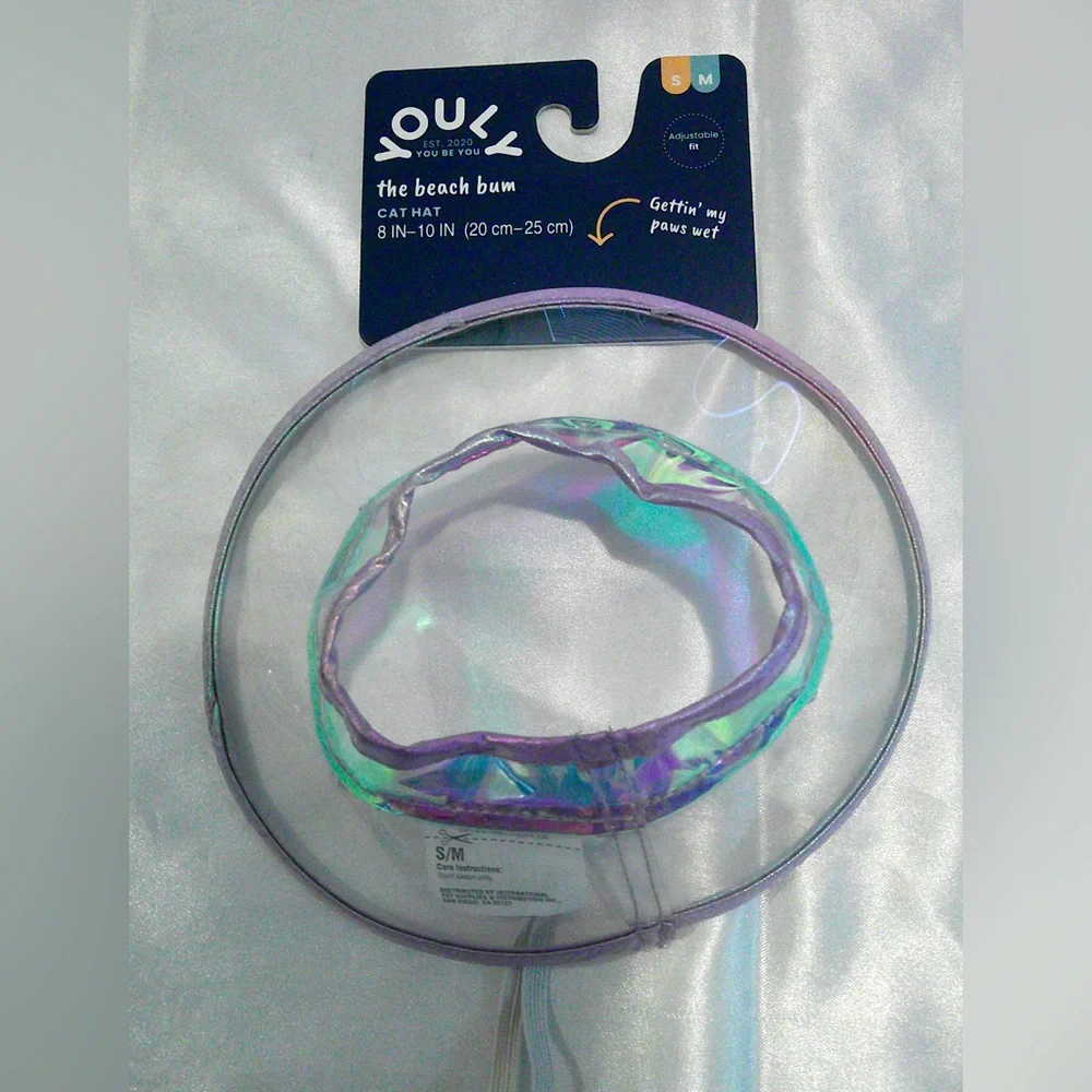 YOULY The Beach Bum Iridescent Cat Hat (S/M)